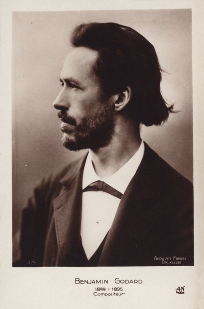 Benjamin Godard, violinista francês e compositor romântico (1849-1895) de French Photographer
