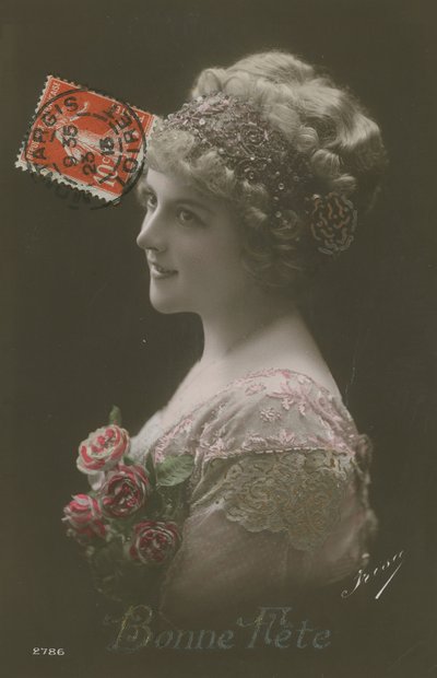 Parabéns. Postal enviado em 1913. de French Photographer