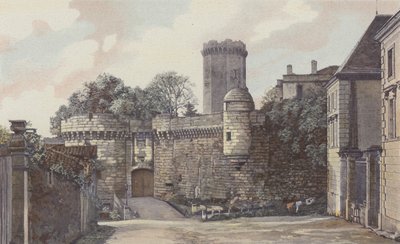Bourdeilles, chateau, côte de lentree de French Photographer