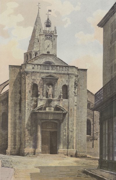 Bourg-Saint-Andeol, Igreja, fachada O de French Photographer