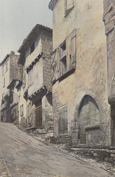 Bruniquel, Main Street de French Photographer