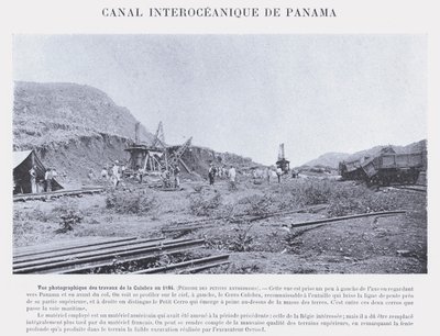 Canal Interoceanique De Panama (foto a p/b) de French Photographer