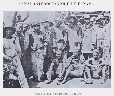 Canal Interoceanique De Panama (foto a p/b) de French Photographer