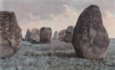 Carnac, alinhamentos de Kermario de French Photographer