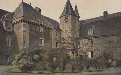 Carrouge, Chateau, fachada no pátio de French Photographer