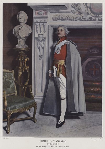 Charles le Bargy como Christian VII em Struensee (foto colorida) de French Photographer