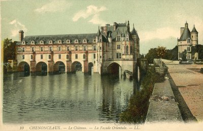 Chenonceaux, O Castelo, A Fachada Oriental de French Photographer