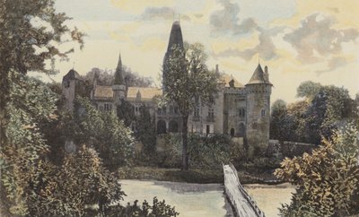 Cleron, vista do castelo de French Photographer