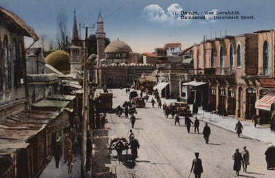 Damasco, rua Derwishieh de French Photographer