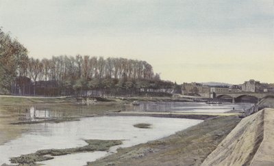 Dax, LAdour a montante da ponte da cidade de French Photographer
