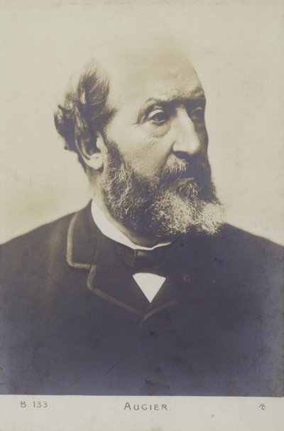 Emile Augier (1820-1889), dramaturgo francês de French Photographer