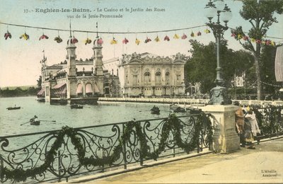 Enghien-les-Bains, o cassino, o jardim das rosas de French Photographer