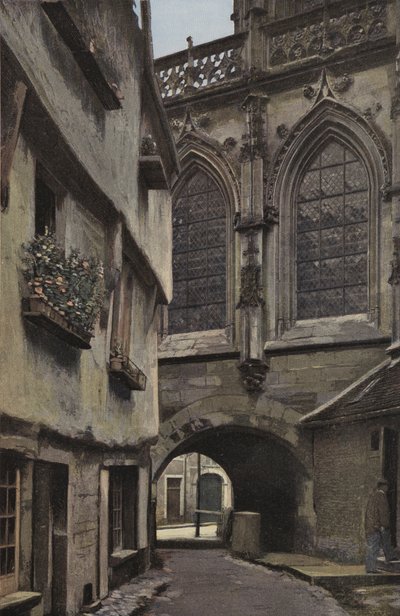 Penhasco, igreja, de, trinite, passagem, sob, a, coro de French Photographer
