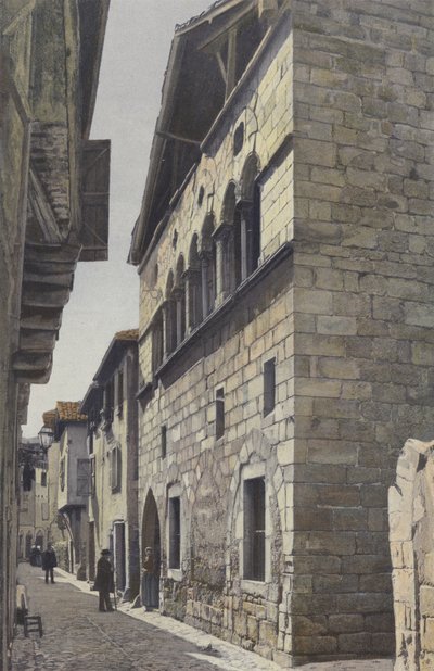Figeac, casa do XIIIth S (rua de Hortabadial) de French Photographer