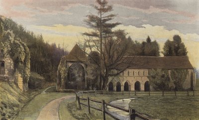 Fontaine-Guerard, antiga abadia (juntos) de French Photographer