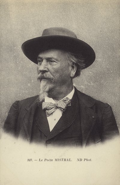 Frederic Mistral (1830-1914), poeta e lexicógrafo francês da língua occitana de French Photographer