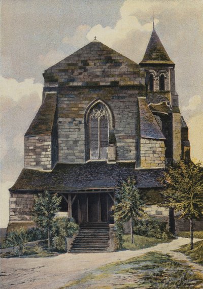 Gennes, Igreja St-Veterin, Ensemble O (antes da restauração da torre do sino) de French Photographer