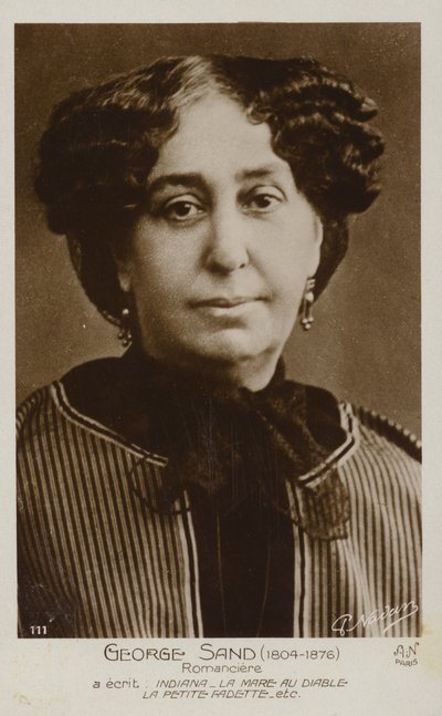 George Sand (1804-1876), romancista francês de French Photographer