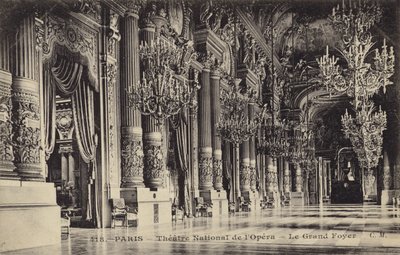 Grande foyer do Teatro Nacional de Opera, Paris de French Photographer