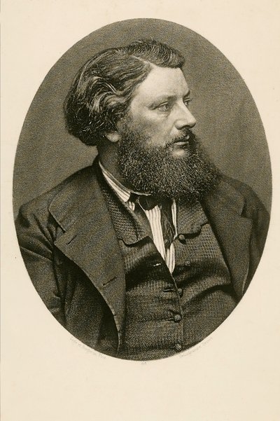 Gustave Courbet (foto a p/b) de French Photographer