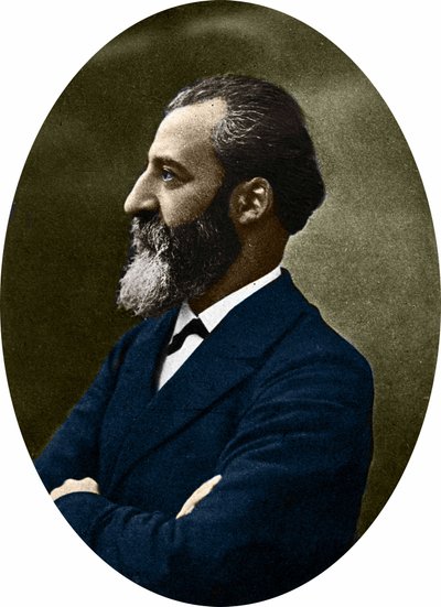 Químico e farmacêutico francês HENRI MOISSAN 1852 - 1907. de French Photographer