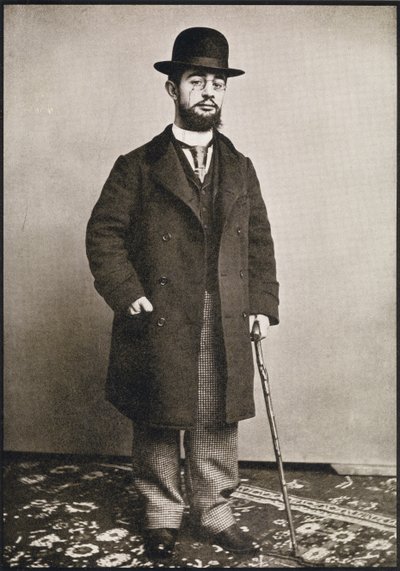 Henri de Toulouse-Lautrec, de &39;Toulouse-Lautrec&39; de Gerstle Mack, publicado em 1938 de French Photographer