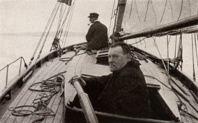 Hilaire Belloc em seu barco de French Photographer