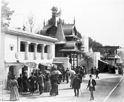 História da Habitação, Exposição de Paris, 1889 de French Photographer