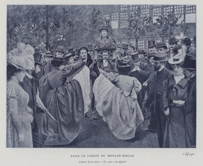No jardim do Moulin Rouge, Paris de French Photographer
