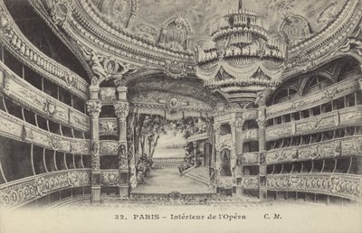 Interior da Ópera, Paris de French Photographer