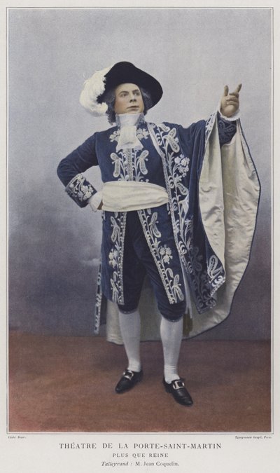 Jean Coquelin como Talleyrand em mais de Rainha (foto colorida) de French Photographer