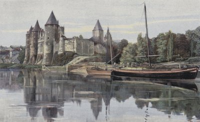 Josselin, a família do Chateau de Rohan de French Photographer