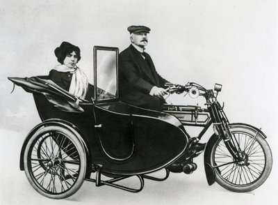Carro lateral de Jouve & Co., 1914 de French Photographer