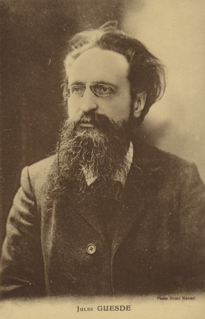 Jules Guesde (1845-1922), jornalista francês e político socialista de French Photographer