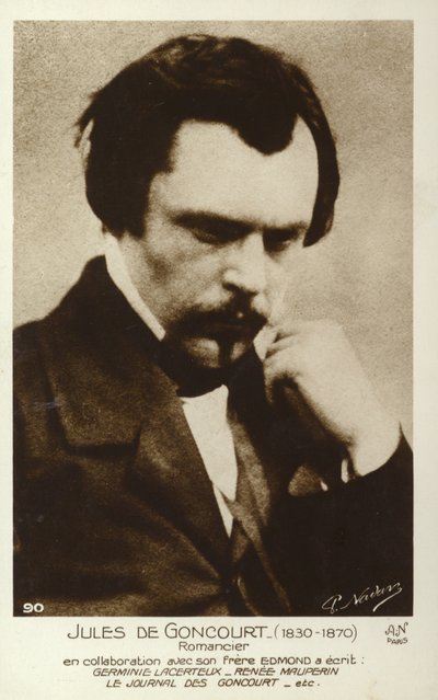 Jules de Goncourt (1830-1870), romancista francês de French Photographer