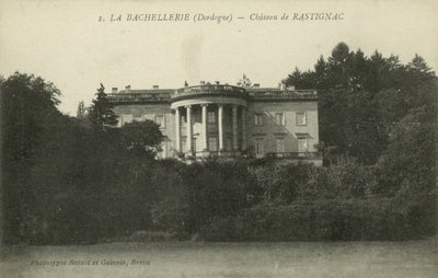 La Bachellerie, Dordogne, Chateau De Rastignac (foto a p/b) de French Photographer