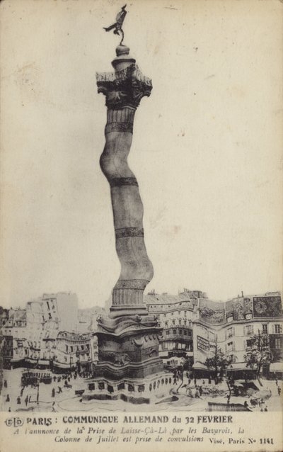 A Coluna de Julho é tomada por convulsões de French Photographer
