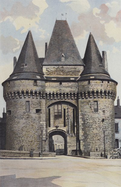 La Ferte-Bernard, Portão da cidade, lado da entrada (Hotel de Ville) de French Photographer