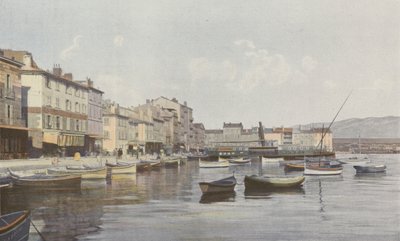 La Seyne, Vista do Quai (pequeno porto de Toulon) de French Photographer