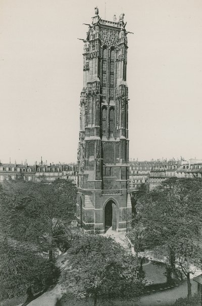 Torre Saint-Jacques, Torre Saint-Jacques (fotogravação) de French Photographer