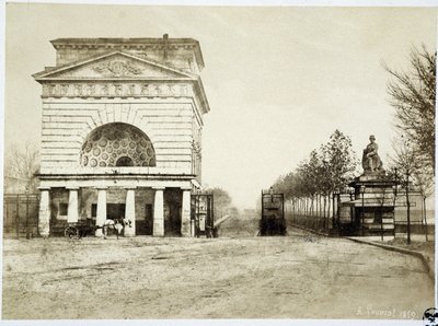 La barriere de Passy nas fotografias "les barrieres de Paris" de Gouviot de French Photographer