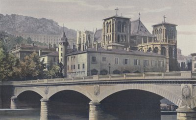 Lyon, Archeveche, Cathedrale St-Jean e encosta de Fourvière de French Photographer