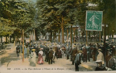 Lyon, coloque Bellecour na hora da música de French Photographer