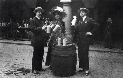 Madeleine Lemaire (1845-1928) e Reynaldo Hahn (1875-1947) de French Photographer