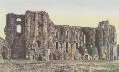 Maillezais, Old Abbey, Vista interior das ruínas da Igreja de French Photographer