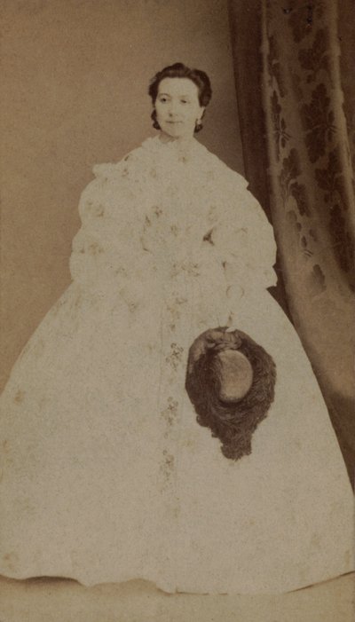 Marie Taglioni, dançarina de ballet sueca (foto a p/b) de French Photographer