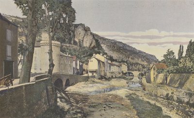 Meyrueis, La Jonte, na parte inferior da cidade de French Photographer
