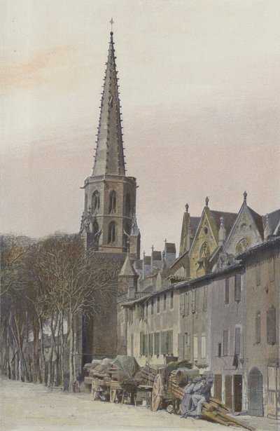 Mirepoix, campanário da igreja de French Photographer