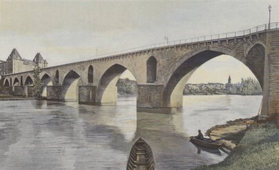 Montauban, Pont sur le Tarn, vista tomada a jusante na margem esquerda de French Photographer