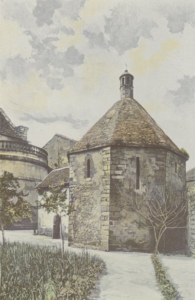 Montmorillon, pequeno octagon, no jardim do Seminaire de French Photographer